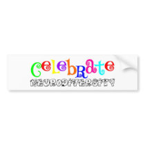 Awareness tee neurodiversity bumper stickers