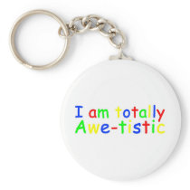 Awareness Tee Totally Autistic Keychains