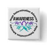 Awareness Tribal Ribbon Domestic Violence Buttons