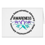 Awareness Tribal Ribbon Domestic Violence Greeting Card
