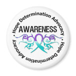 Awareness Tribal Ribbon Domestic Violence Refrigerator Magnet
