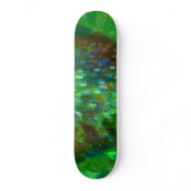 Awash in Cosmic Green skateboards by JudyMarisaEclecticCo Awash in Cosmic Green skateboards