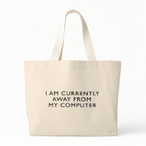 Away From My Computer bags by alternateworlds Away From My Computer bags