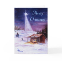 Away In a Manger Christmas Card by bmthour Away In a Manger Christmas Card