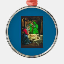Away In A Manger Holiday Tree Ornament