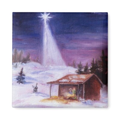 Away In a Manger Magnet by bmthour