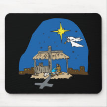 Away In A Manger Mouse Pads