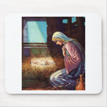 Away in a Manger Mousepad
