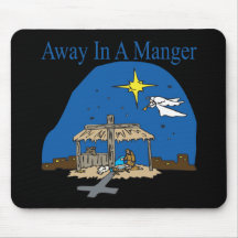 Away In A Manger Mousepads