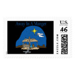 Away In A Manger Postage Stamp