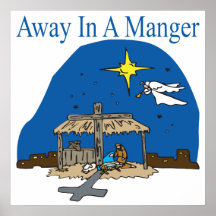 Away In A Manger Print
