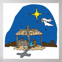 Away In A Manger Print