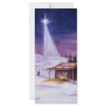 Away In a Manger Rack Card