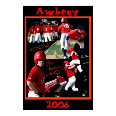Awbrey Freshman Baseball Poster by picturepizzazz