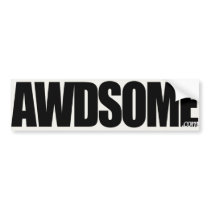 awdsome aspen white bumper stickers