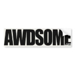 awdsome aspen white bumper stickers