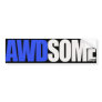 awdsome blue bumper stickers