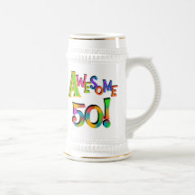 Awesome 50 Birthday T-shirts and Gifts Coffee Mugs