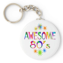 Awesome 80s key chain