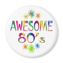 Awesome 80s refrigerator magnet
