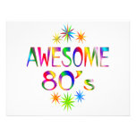 Awesome 80s personalized invitations