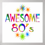 Awesome 80s poster