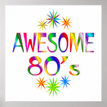 Awesome 80s poster