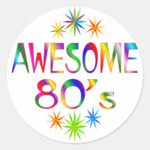Awesome 80s sticker