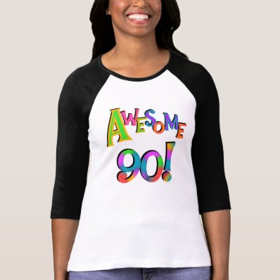Awesome 90 Birthday T-shirts and Gifs