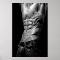 Awesome Abs Poster