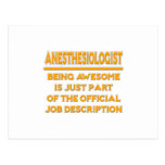 Awesome Anesthesiologist .. Job Description Postcard