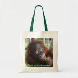 Awesome Ape : Unripe Rambutan Tote Bag