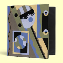 Awesome Art Deco Geometric Abstract Binder binders
