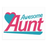 Awesome Aunt Postcard