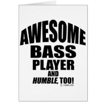 Awesome Bass Player Cards