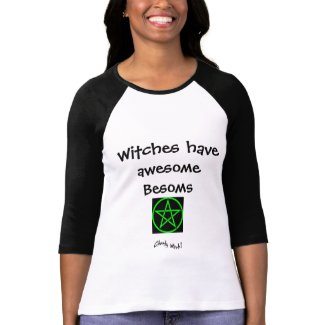 Awesome Besoms - Witches T Shirt
