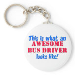 Awesome Bus Driver Keychain
