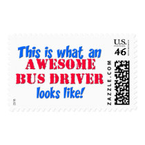 Awesome Bus Driver Stamp