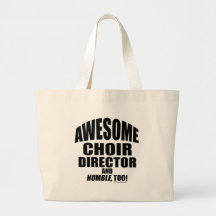 Awesome Choir Director Canvas Bag