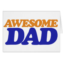 Awesome Dad Greeting Card