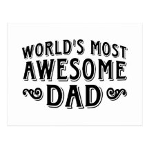 Awesome Dad Postcards