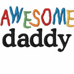 Awesome Daddy Embroidered Hoodie