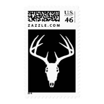 AWESOME DEER SKULL POSTAGE STAMPS