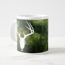 AWESOME DEER SKULL EXTRA LARGE MUGS