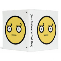 Awesome Disapproval Face Vinyl Binder