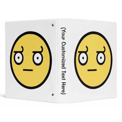 Awesome Disapproval Face Vinyl Binder by MemeRegime