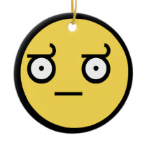 Awesome Disapproval Face Christmas Tree Ornaments