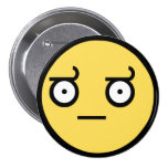 Awesome Disapproval Face Pinback Buttons