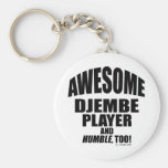 Awesome Djembe Player Keychains