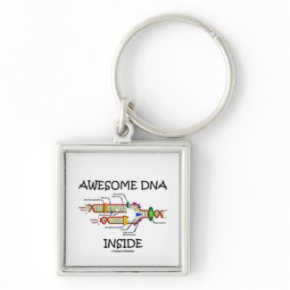 Awesome DNA Inside keychain